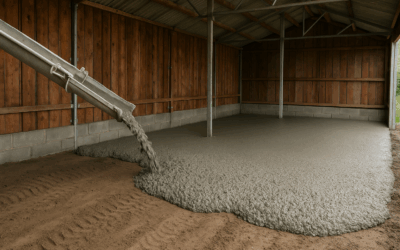 Betonvloer storten in schuur? Dit is waar je op moet letten